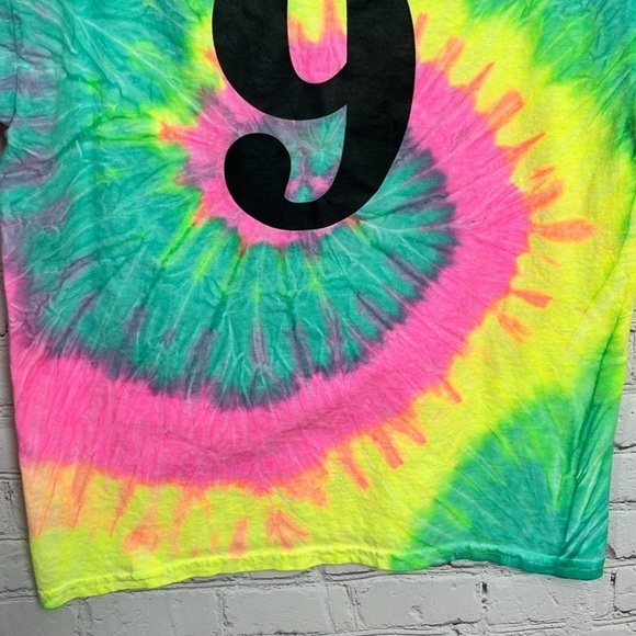 Birthday Girl Age 9 Tie Dye Tee - Picture 9 of 13